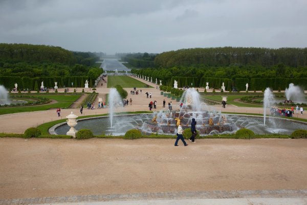 A garden view Versailles