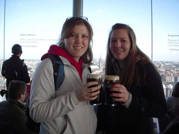 Me and Brittney in the Gravity Bar
