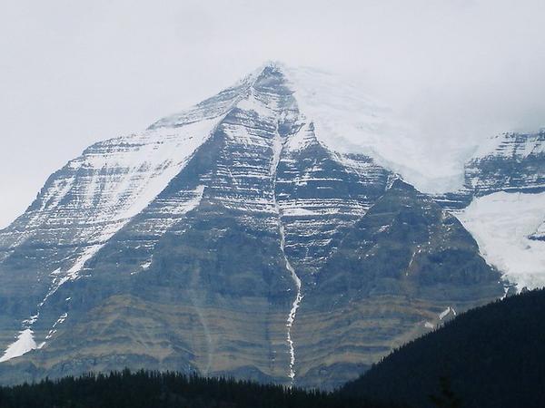 Mount Robson, seen from the Skeena train