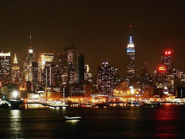 View of Manhattan, New York from Weehawken, New Jersey
