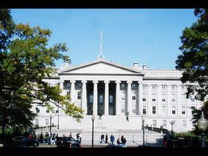 The US Treasury, Washington DC