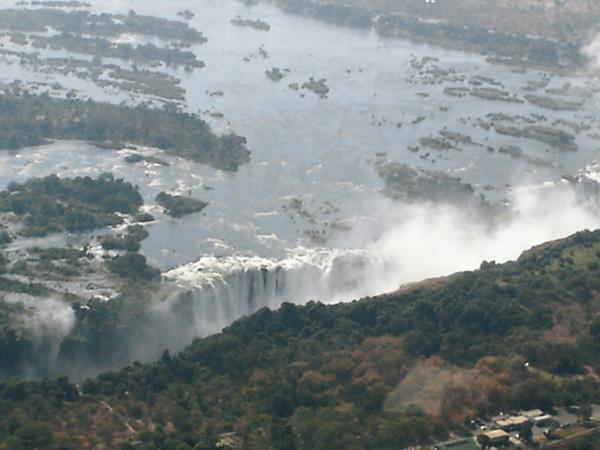 Vic Falls from the air