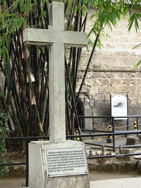 Memorial Cross at Fort Santiago, Intramuros, Manila.