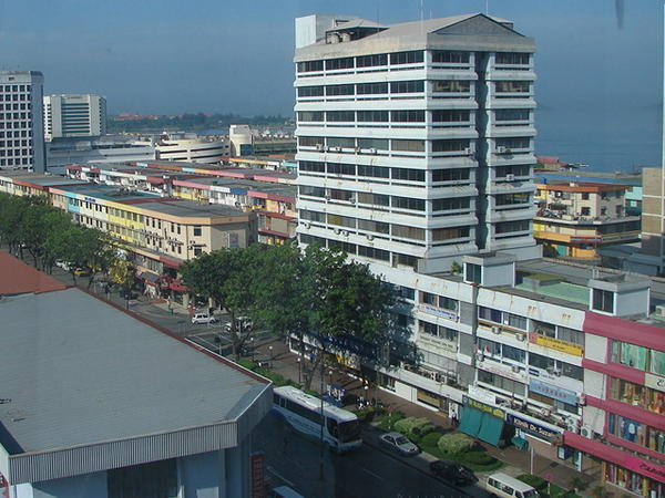 View of KK (Kota Kinabalu) from my hotel