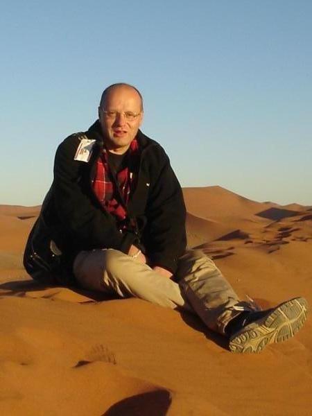 Me on top of Sossusvlei sand dune