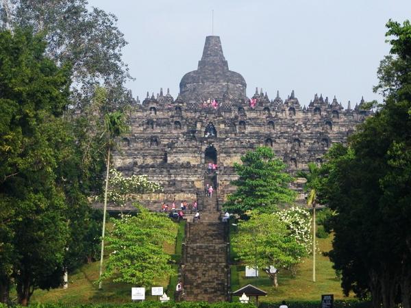 Borobudor Temple, near Yogya.