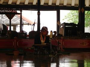 Javanese singing performance in the Kraton (Sultans Palace), Yogya.