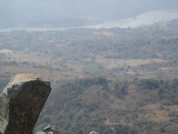 View from mountain top on walk to San (bushman) paintings