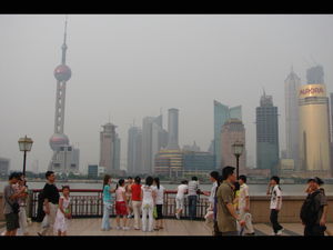 Shanghai - view from The Bund riverfront