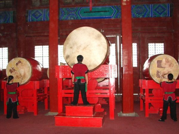 Beating the drums...at the Drum Tower, Beijing