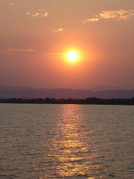 Sunset over Lake Nyasa