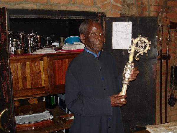Vincent, Verger of St Peter's Cathedral, Likoma Island