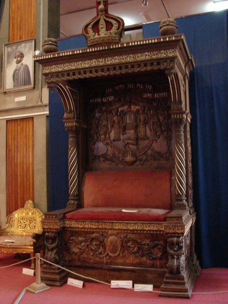 Emperor Haile Selassie's Throne - National Museum, Addis Ababa