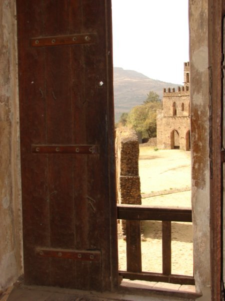 View from inside  Fasil's Castle, Gonder