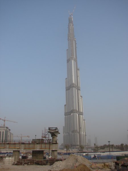 A work in progress -Burj Dubai - the worlds tallest  building