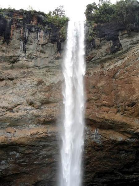 The lower of the 3 Sipi Falls