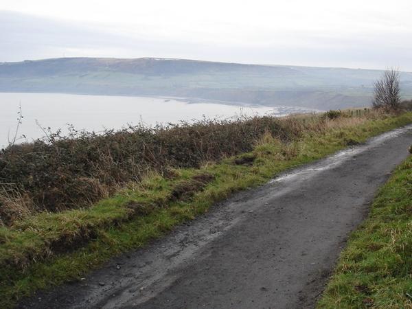 The old Railway line footpath from Scarborough to Whitby