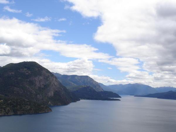 View of Lago Lacar near St Martin de los Andes