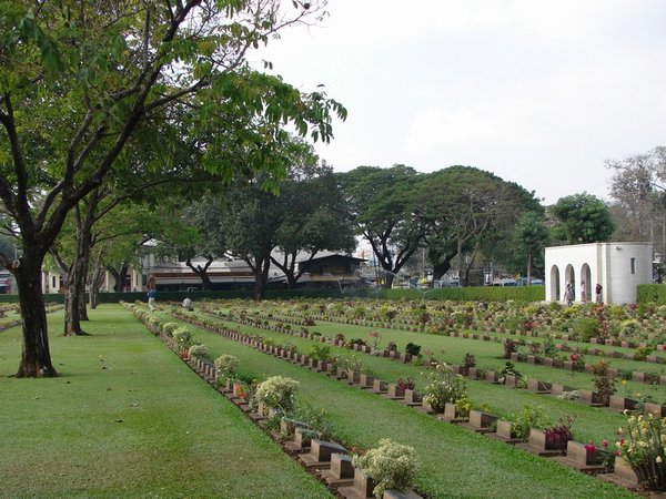 WW2 Allied war graves in Kanchanaburi
