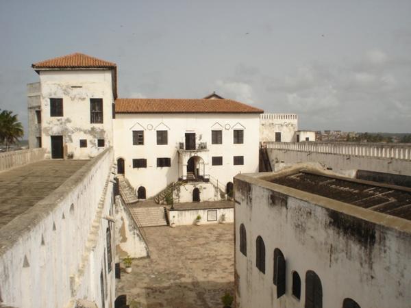 View from inside Elmina Castle