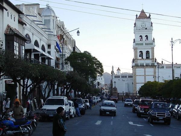 The central Plaza, Sucre