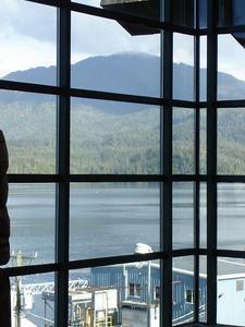 View from inside the Museum of Northern British Columbia, Prince Rupert