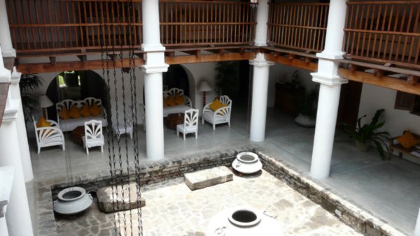 Inner Courtyard and bar area