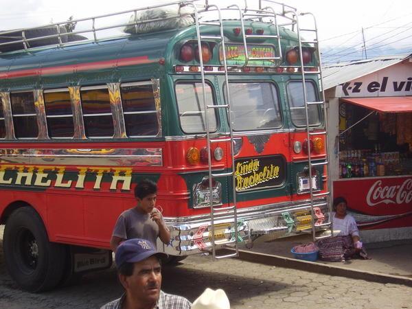 The ubiquitous Guatemala bus