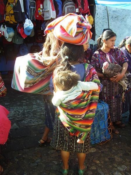 Local women shopping, Chichicastenango