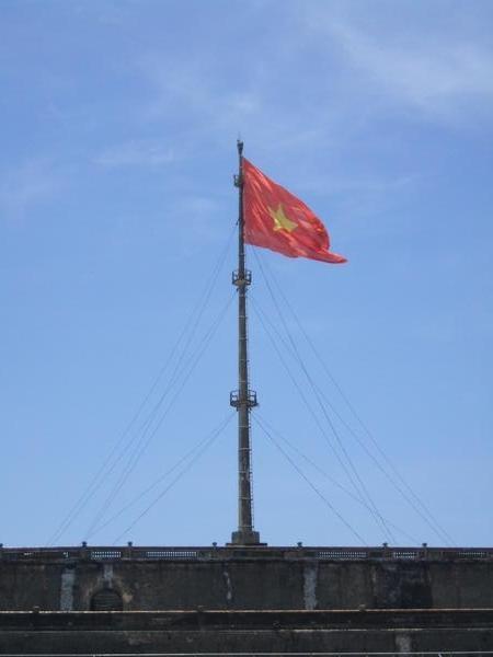 the tallest flagpole in Vietnam, apparently