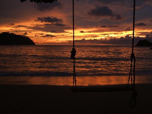 sunset swing