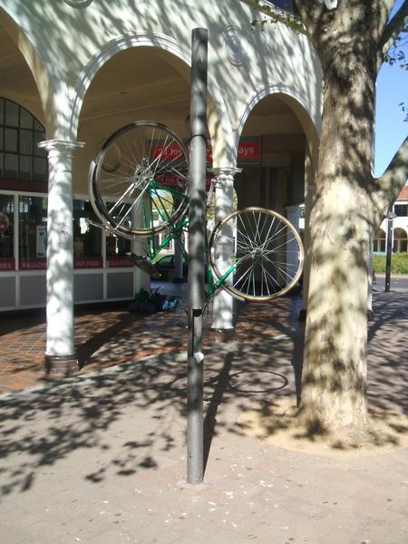 bike parking Canberra style