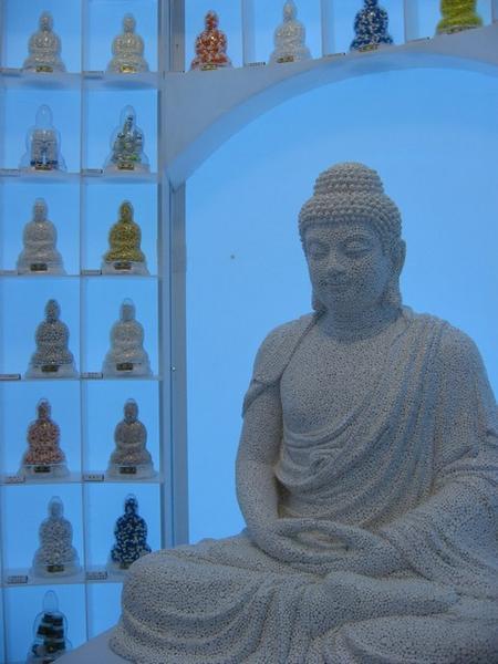 Buddha made from pills