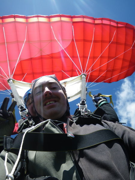 Enjoying The Parachuting 