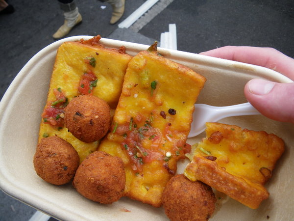 Fried Bread and chilli balls