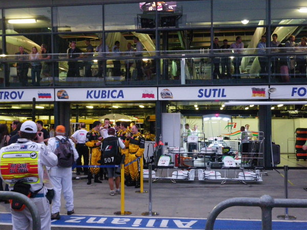 The Pits After The Race