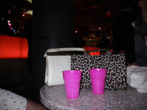 Pink Cups and Handbags!