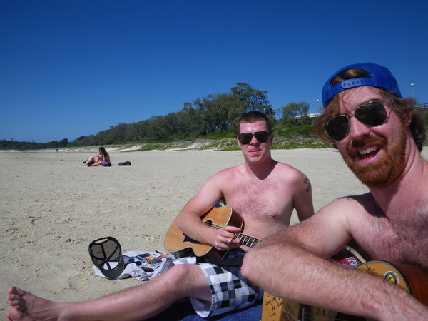 Morning Guitar Jam on The Beach
