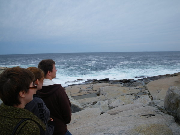 The gang at Peggy's Cove