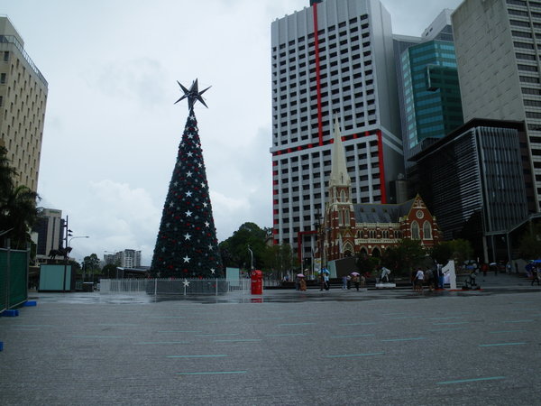 St George Square Christmas Day 