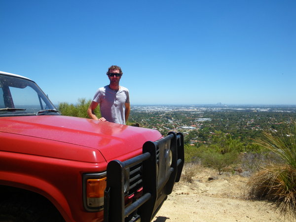 Steve and The Landcruiser In The Hills