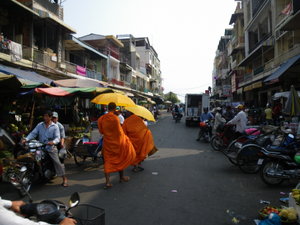 Monks In The Market