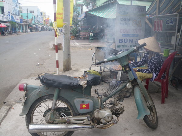 A Street Scene In Ha Tien