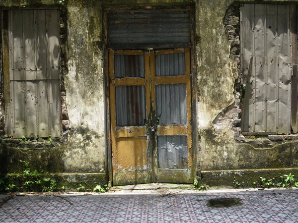 The Doors To A Semi-Vacant Housing Block