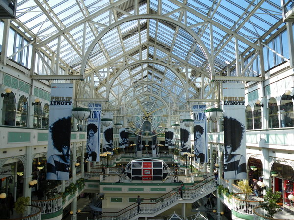 Inside St Stephen's Green Shopping Centre
