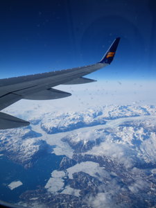 Flying Over White Greenland