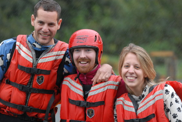 The English Couple White Water Rafting Day, Rotorura New Zealand