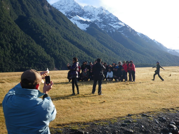 Andrew Taking Pics Of Japanese Tourists, Milford Highway, NZ
