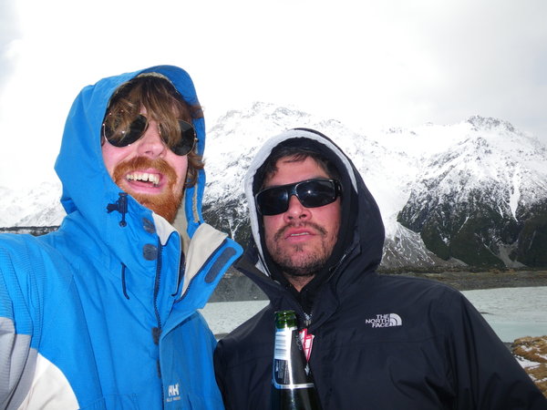 Me and Lucas, Mt Cook, NZ