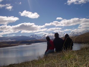 Sofia, Melissa and I, Lake Alexdrina, NZ